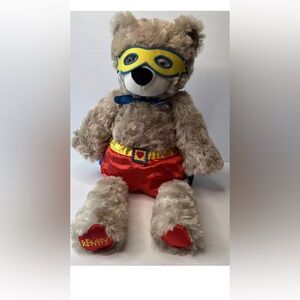 Scentsy Buddy Sebastian The Superbuddy Plush Super Hero 15" Bear with Cape EUC